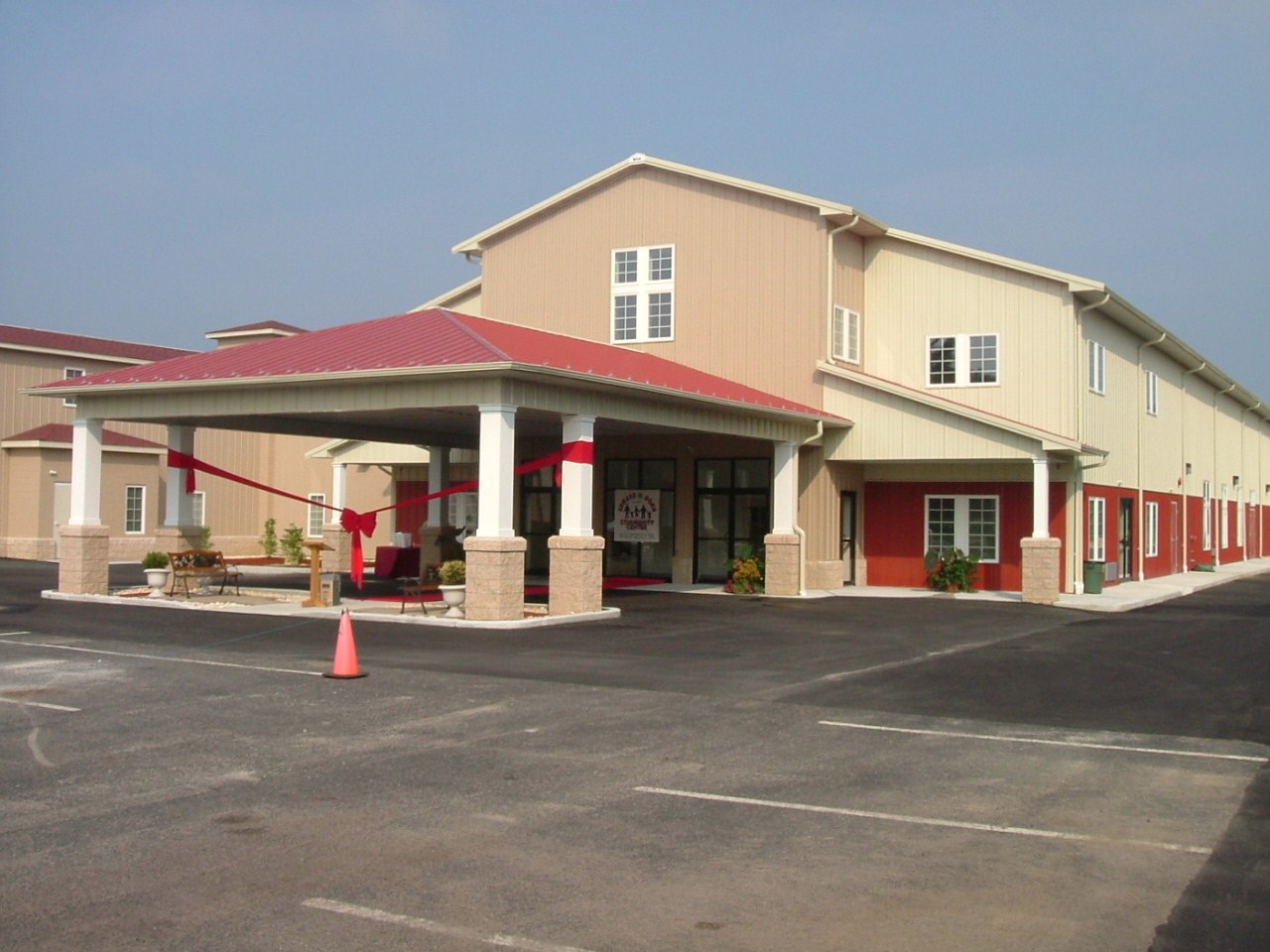 Exterior of the Edward W. Dorn Community Center