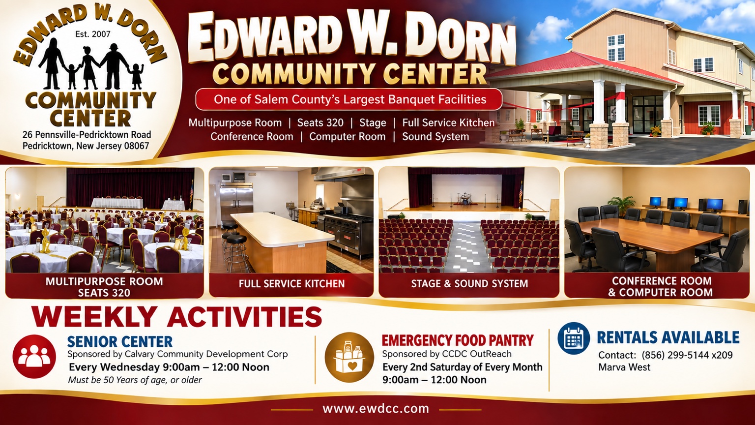 Weekly activities flyer